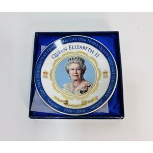 Queen Elizabeth II 90th Birthday Commemorative Plate 2016 NIB